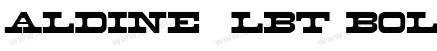 Aldine72lBT Bold字体转换